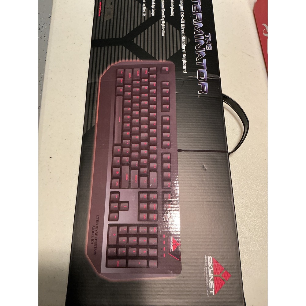 Terminator 30th Anniversary Skynet CSM-101 Wired Keyboard Cyberdyne Model 101